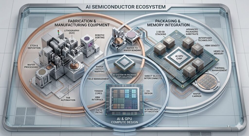 AI GPU HBM 첨단 패키징 공급망 구조