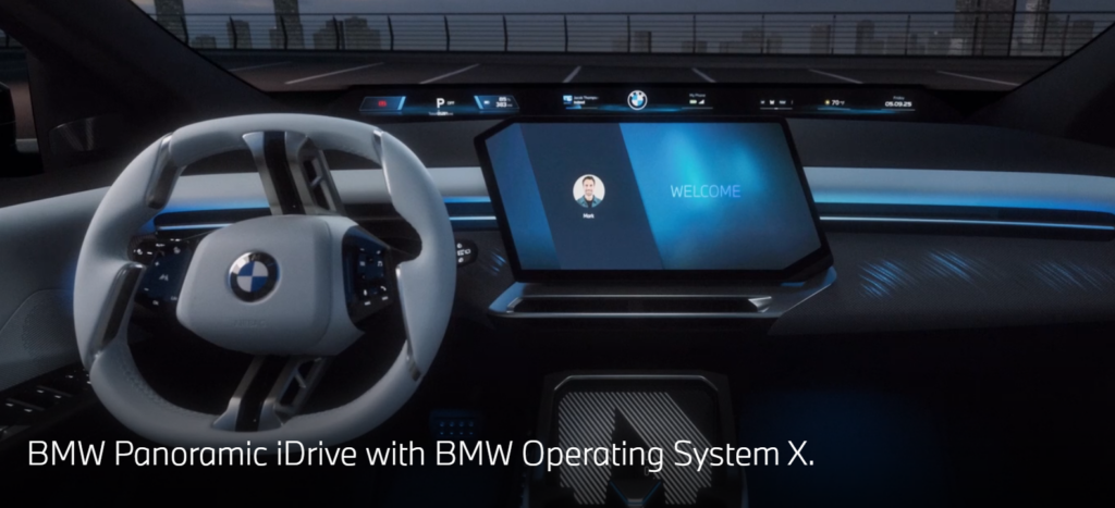 BMW Operating System X 사용자 인터페이스