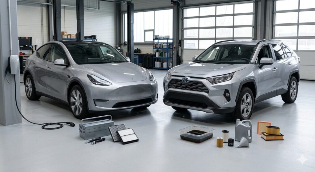 전기차와 내연기관 차량 유지비 비교