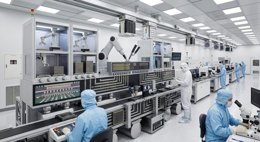 TSMC CoWoS 첨단 반도체 패키징 생산 공정